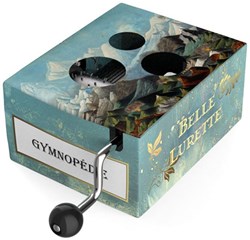 Belle Lurette handraaimuziekje speelgoed Gymnopédie Satie multicolor