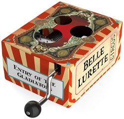 Belle Lurette handraaimuziekje speelgoed Entry of the Gladiators