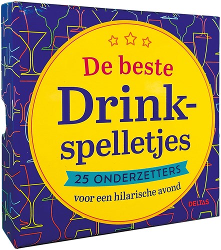 Deltas drinkspelletjes onderzetters - 25 stuks voor feestplezier-2