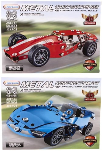 Bouwdoos metaal auto