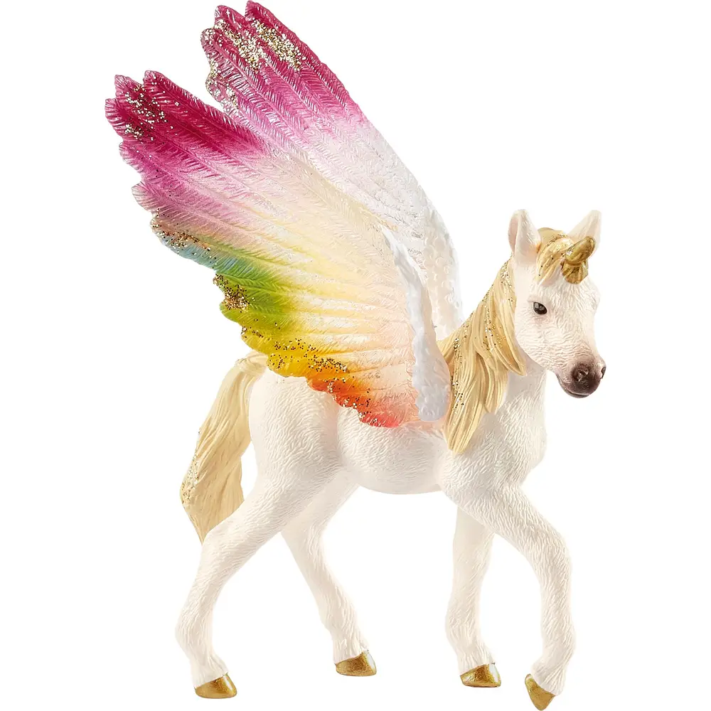 Schleich Bayala Gevleugelde Regenboog Eenhoorn Veulen Speelfiguur 70577