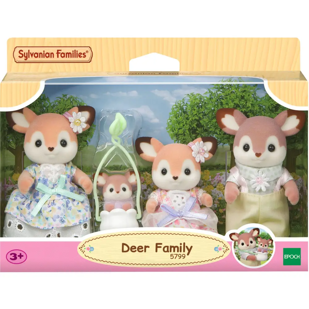 Sylvanian Families Familie Hert speelgoedset - fluweelzachte poppen