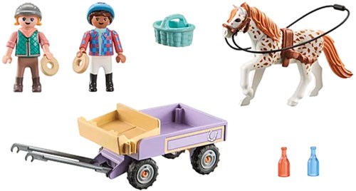 Playmobil Horses of Waterfall ponykoets speelgoed set - kleurrijk avontuur-2