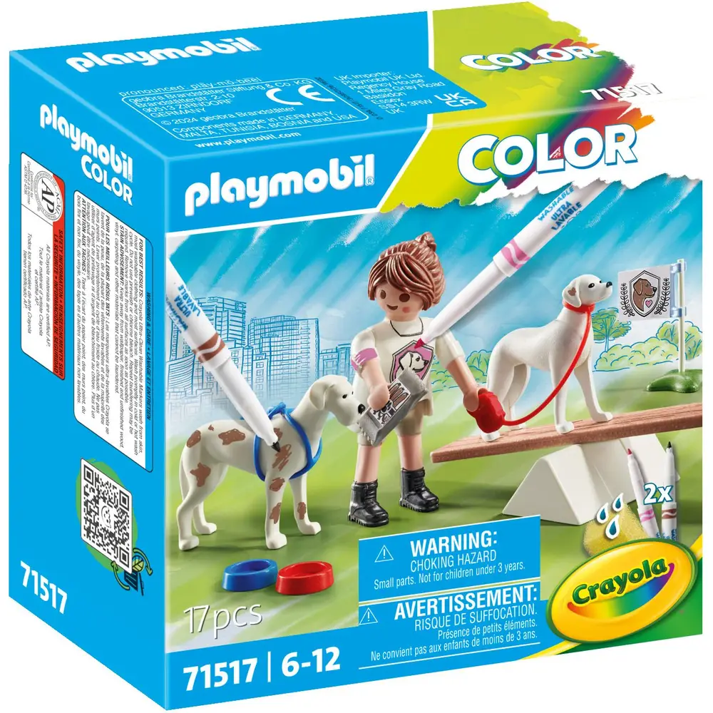 Playmobil Color hondentraining speelfiguur - dieren speelgoed