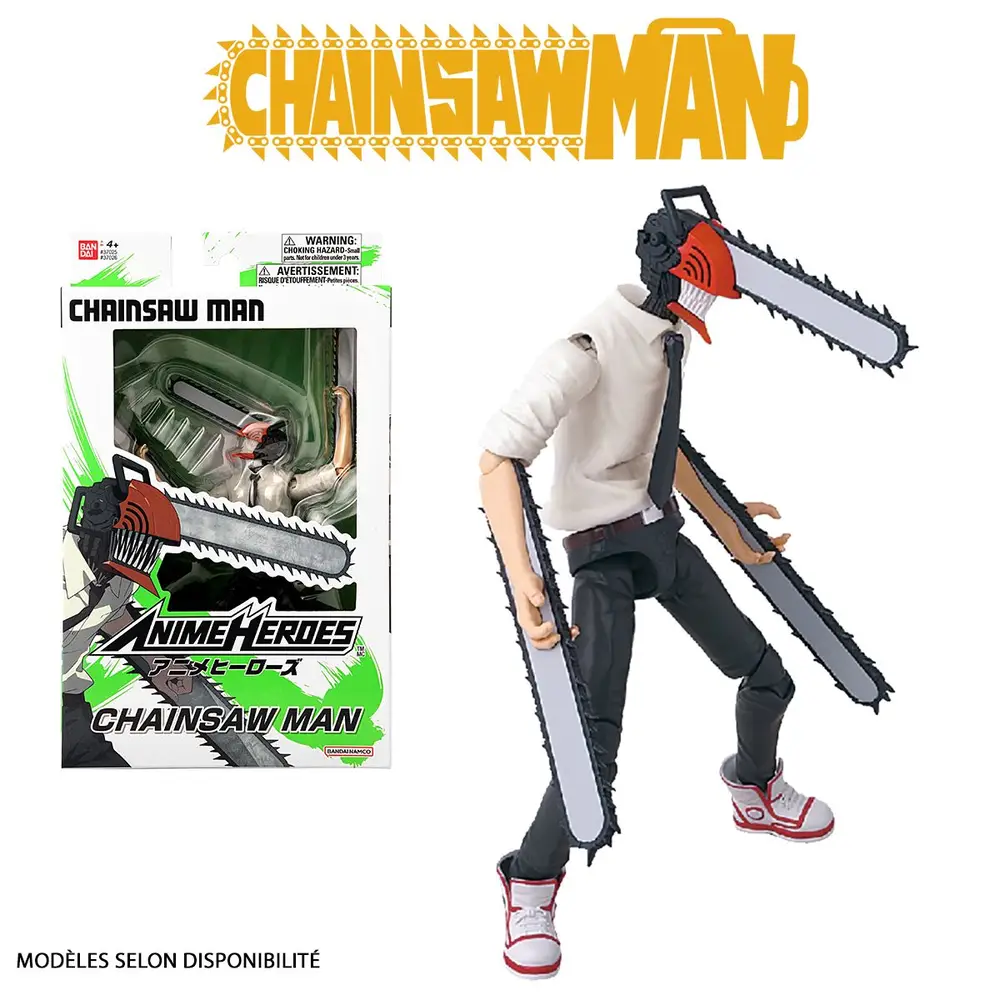 Bandai actiefiguur Chainsaw Man Anime Heroes 17 cm speelgoed