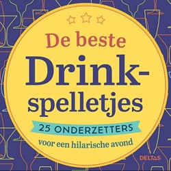 Deltas drinkspelletjes onderzetters - 25 stuks voor feestplezier