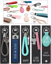 Depesche sleutelhanger lichtblauw stof Do not forget me Fabulous