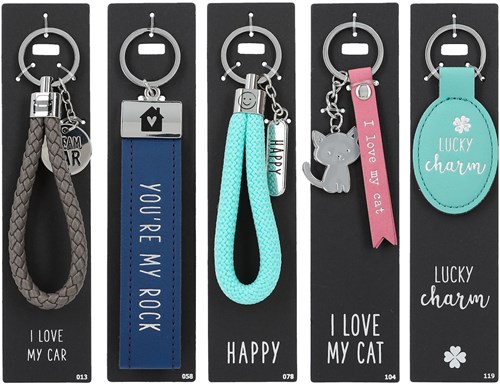 Depesche sleutelhanger roze Girl Power stijlvol accessoire-2