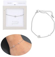 Depesche armband Heart of Gold met letter K - goudkleurig en kristal-3