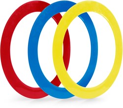 Eureka jongleer ringen speelgoed set - Acrobat 32 cm - kleurrijk