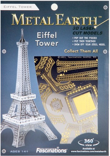 Eureka bouwpakket metaal - 3D puzzel Eiffel Tower model-2