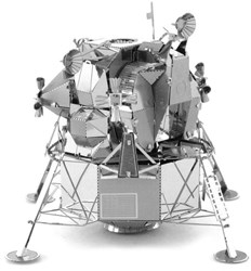 Eureka bouwset Metal Earth Apollo Lunar Module zilver - 3D puzzel