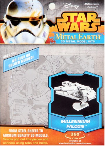 Eureka bouwpakket Star Wars Millennium Falcon metaal model-2
