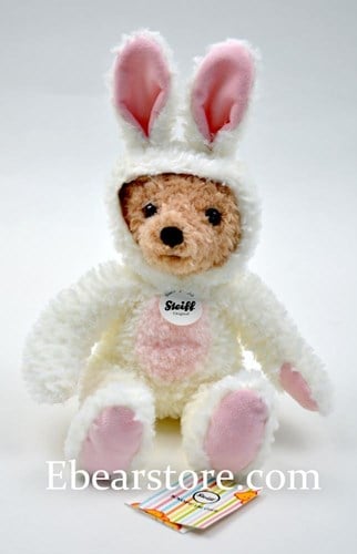Steiff pluche Hoodie-Teddy bear rabbit, white - 27 cm-2