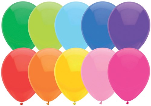Haza ballonnen gekleurd - 100 stuks latex feestversiering 30 cm-2