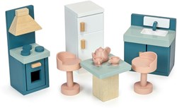 Mentari houten keuken speelgoed set - poppenhuis accessoires