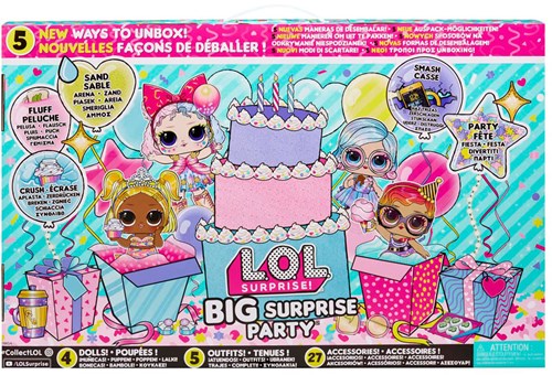 L.O.L. Surprise poppen speelset - Big Surprise Party met 40+ verrassingen-3