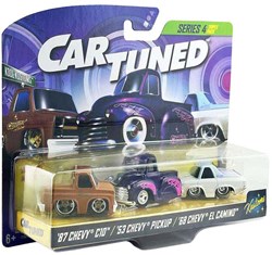 MGA Entertainment diecast auto set CarTuned Serie 4 Kool Kustoms 3 stuks