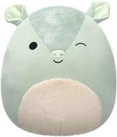 Squishmallows knuffel pluche gordeldier Arilla 40cm groen pluche