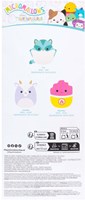 Micromallows pluche knuffels 3 pack Tia Mariska Louden 6,5cm multi kleuren-3