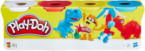 Play-Doh klei set 4-pack kleurrijk creatief speelgoed voor kinderen
