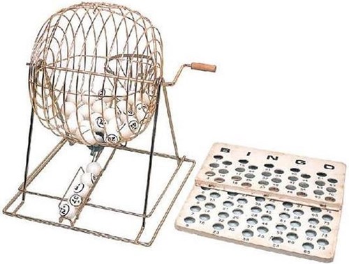 Angel Toys bingomolen - grote bingomolen set met bingokaarten-2