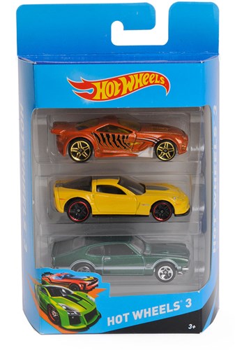Hot Wheels speelgoedauto 3-pack diecast voertuigen set