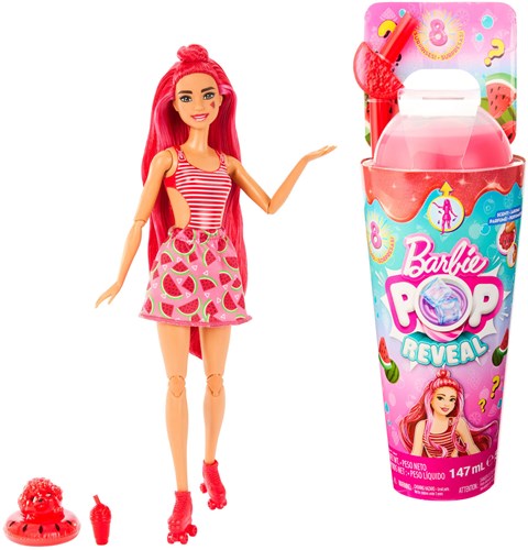 Barbie Reveal Pop Juicy Fruits Series - Watermelon Crush-3