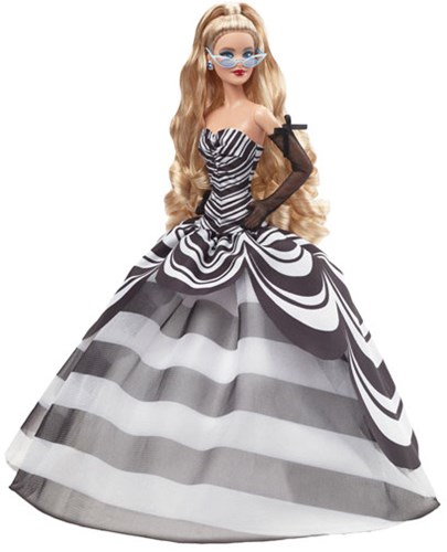 Barbie 65ste Blauwe Saffieren Verjaardag Modepop-2