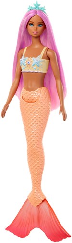 Mattel Barbie zeemeerminpop oranje staart fantasie speelgoedpop-2
