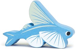 Tender Leaf zeedier houten vliegende vis speelgoed blauw educatief