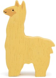 Tender Leaf houten boerderijdier - Alpaca duurzaam speelgoed geel