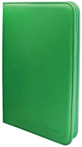 Ultra Pro verzamelmap kaarten 9-pocket zip groen trading card binder