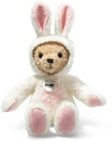 Steiff pluche Hoodie-Teddy bear rabbit, white - 27 cm