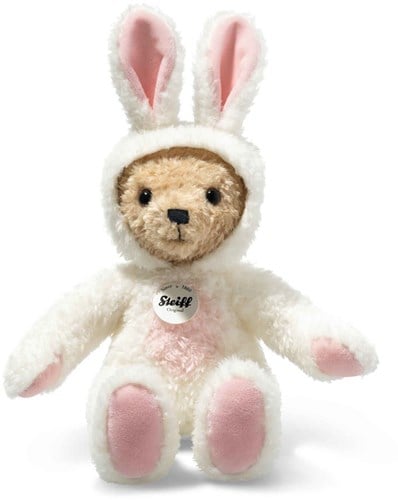 Steiff pluche Hoodie-Teddy bear rabbit, white - 27 cm
