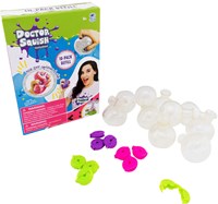 Doctor Squish squishy navulset - 10x TPR-squishies, 10x clips knutsel speelgoed-2