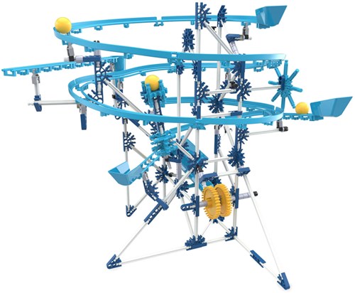 K'nex knikkerbaan bouwset met motor - STEM speelgoed - 504 onderdelen-3