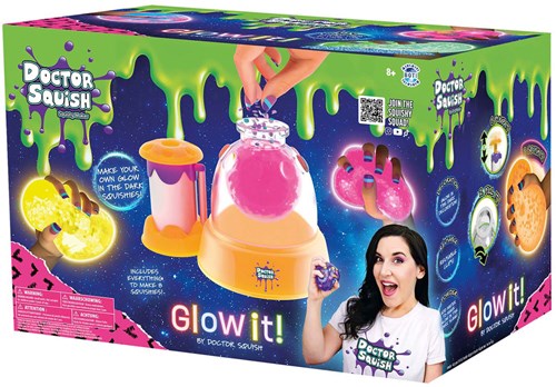Boti squishy speelgoed Doctor Squish Squishy Maker Station Neon Editie