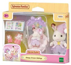 Sylvanian Families droomset speelgoed broer-zus slaapaccessoires
