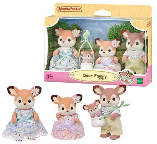 Sylvanian Families Familie Hert speelgoedset - fluweelzachte poppen-3