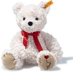Steiff pluche teddybeer Jimmy - Love, wit - 30 cm knuffelbeer