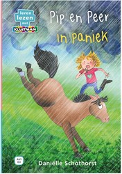 Kluitman kinderboek leren lezen Pip en Peer in paniek AVI-E3 paarden
