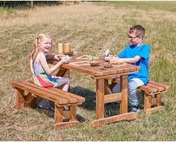 Cosy Beefy Tafel en Banken Set