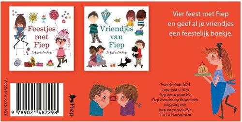 Volt uitdeelboekjes Fiep kinderboekjes set - 10 stuks kleurrijk cadeau-2