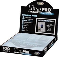 Ultra Pro 9-pocket Platinum kaartenmap - 100 stuks trading card hoesjes