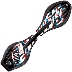 Schildkröt waveboard The Wave - Black Glitch streetsurfing skateboard