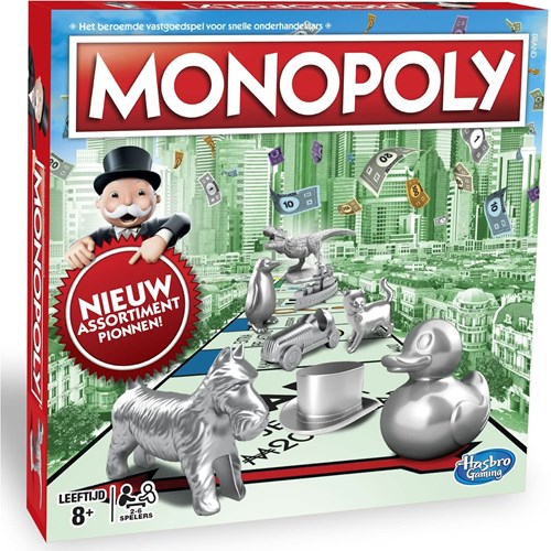 Hasbro bordspel Monopoly Classic familiespel strategisch