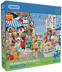 Gibsons legpuzzel strand 500XL grote stukken volwassenen