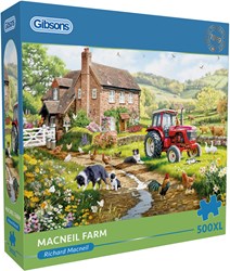 Gibsons legpuzzel Macneil Farm 500XL stukjes landschap volwassenen