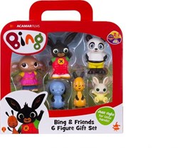 Bing speelfiguur set met koffer - Bing speelgoed figuren